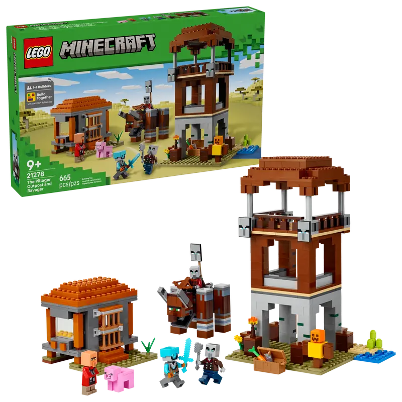 The Pillager Outpost and Ravager – Bricks & Minifigs Grand Rapids