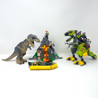 T.rex vs Dino Mech Battle (Prebuilt)