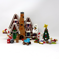 Gingerbread House with Light Kit (Prebuilt)