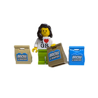 Bricks & Minifigs Shopping Bag